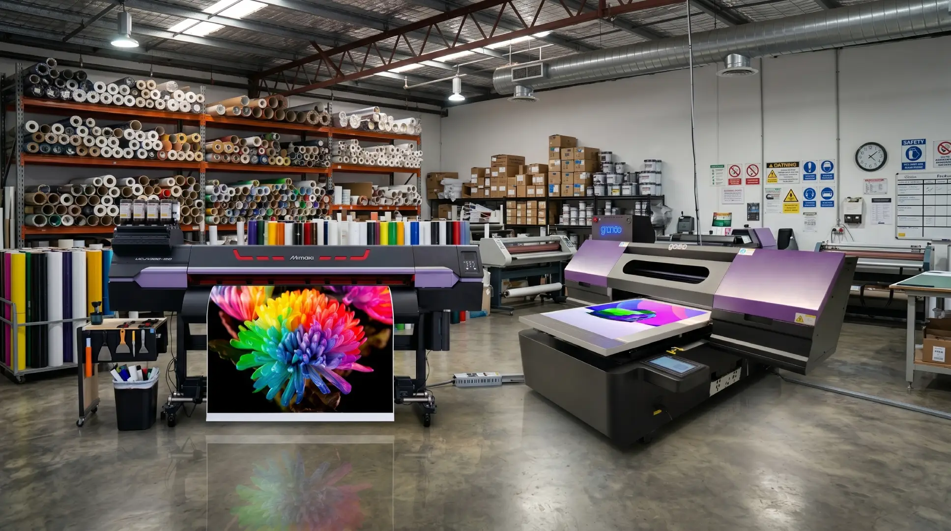 Equipos Mimaki UJ330H y Grando 6090PRO