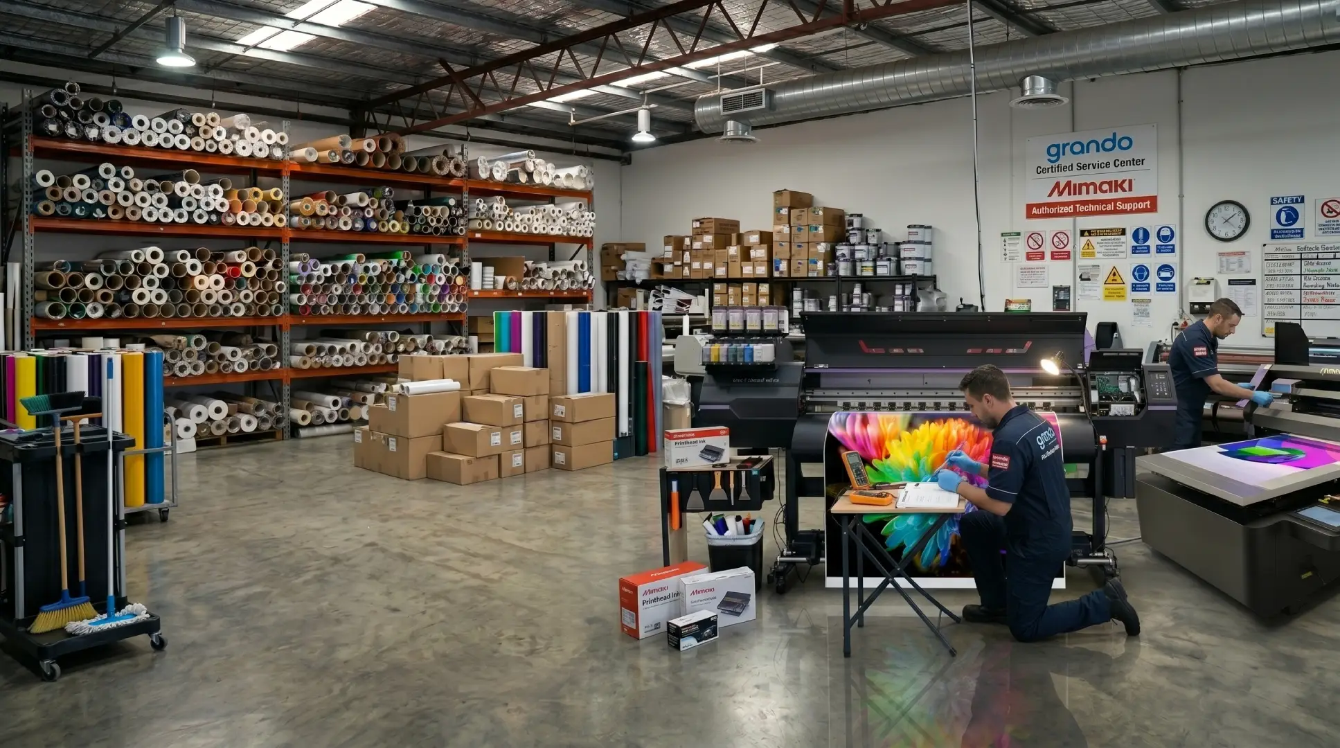 Servicio técnico con plotters de impresión